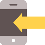 Left Arrow Smartphone PNG Icon