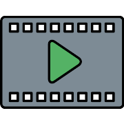 Video Player Play Button PNG Icon
