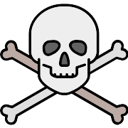 Poison Skull PNG Icon