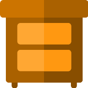 Bedside Table Drawer PNG Icon
