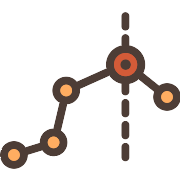 Line Graph Graph PNG Icon