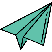 Paper Plane Origami PNG Icon