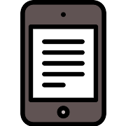 Text Lines Ipad PNG Icon