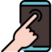 Hand Gesture Smartphone PNG Icon