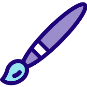 Paint Brush Art PNG Icon