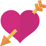 Cupid Heart PNG Icon