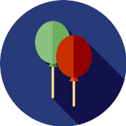 Balloons Party PNG Icon