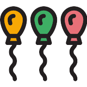 Balloons Birthday PNG Icon
