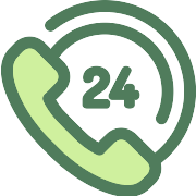 Customer Service 24 Hours PNG Icon
