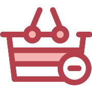 Shopping Basket Remove PNG Icon