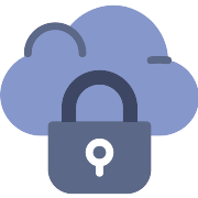 Cloud Computing Security PNG Icon