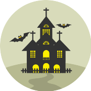 Haunted House Halloween PNG Icon