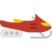 Snowmobile Sled PNG Icon
