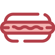Hot Dog Junk Food PNG Icon
