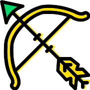Bow And Arrow Bow PNG Icon