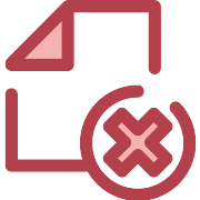 File Cancel PNG Icon
