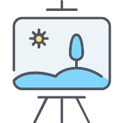 Canvas Easel PNG Icon