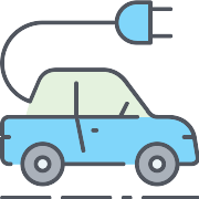 Electric Car PNG Icon