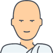 Buddhist Monk PNG Icon