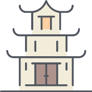 Pagoda Buddhism PNG Icon