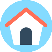 Dog House Kennel PNG Icon