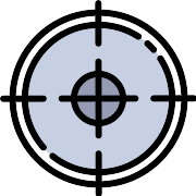 Circular Target Sniper PNG Icon