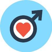Mars Gender PNG Icon