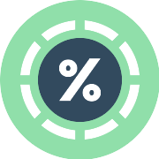Percentage Percent PNG Icon