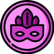 Doubloon Mardi Gras PNG Icon