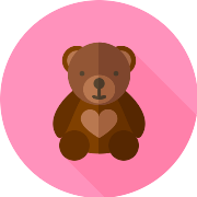 Teddy Bear Heart PNG Icon