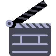 Clapperboard Film PNG Icon