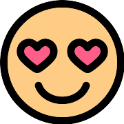In Love Emoji PNG Icon