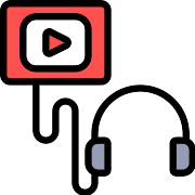 Video Player Headphones PNG Icon