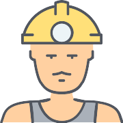 Worker Miner PNG Icon