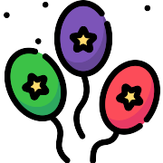 Balloon Birthday PNG Icon