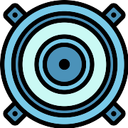 Speaker Cone Bass PNG Icon