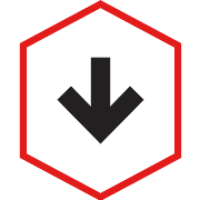 Arrow Hexagon PNG Icon