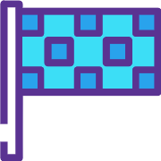 Squares Finish PNG Icon