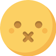 Muted Emoji PNG Icon