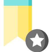 Bookmark Star PNG Icon