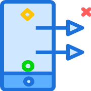 Smartphone Touch Screen PNG Icon