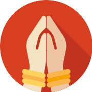Namaste Religion PNG Icon