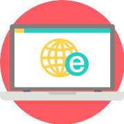 Laptop Internet PNG Icon