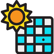 Solar Energy Solar Panel PNG Icon