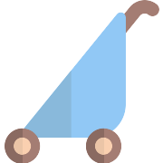 Baby Stroller PNG Icon