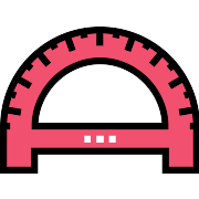 Protractor Rule PNG Icon