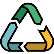 Curved Arrow Recycle PNG Icon