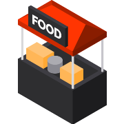 Food Stall Stall PNG Icon