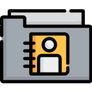 Folder Contact PNG Icon