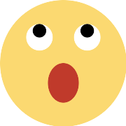 Surprised Emoji PNG Icon